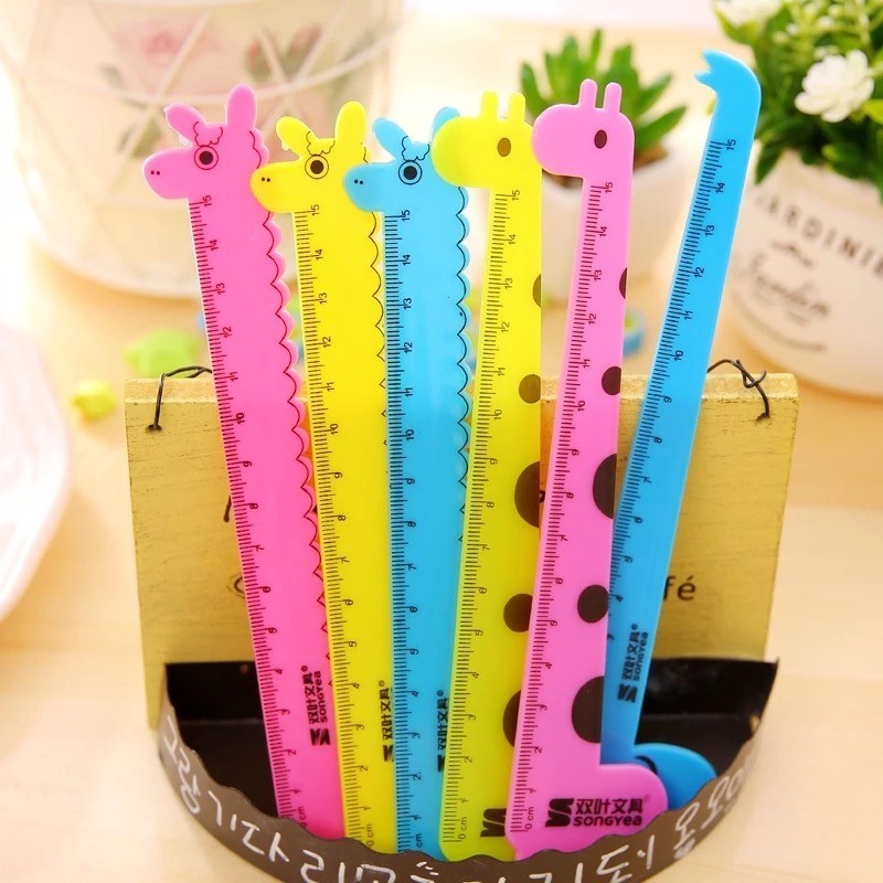 Candy ไม้บรรทัดยีราฟยาวชิ้นละ2บาท พร้อมส่ง เครื่องเขียน ไม้บรรทัดการ์ตูน ไม้บรรทัดน่ารัก ราคาส่ง แจกเด็ก