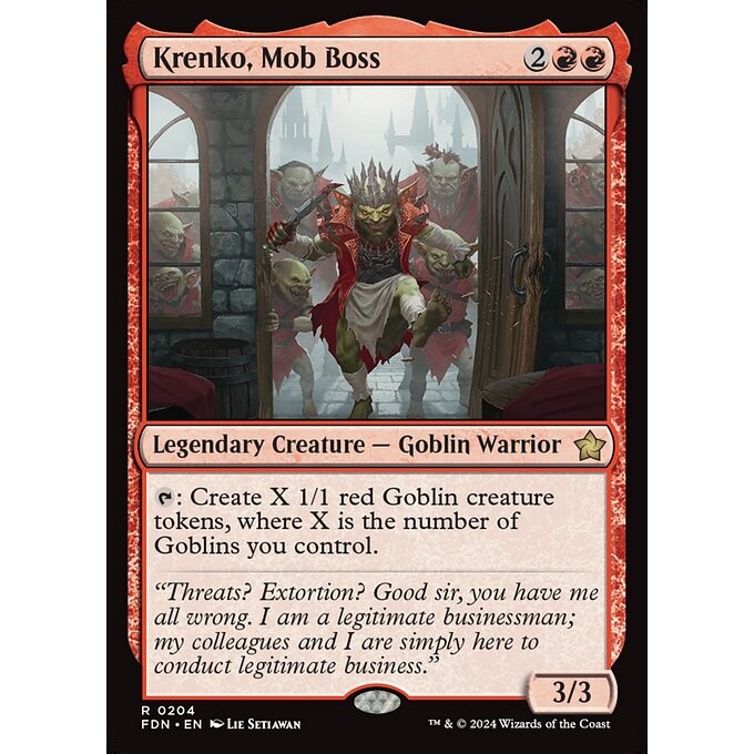 [Foundation] - [FDN] - (R) - [Krenko, Mob Boss] - [2024]