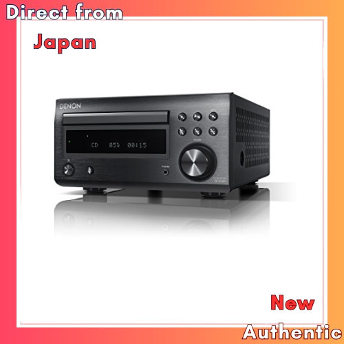 Denon RCD-M41 Wide FM AM/FM Radio Tuner with Discrete Amplifier Bluetooth® Compatible CD Receiver Bl