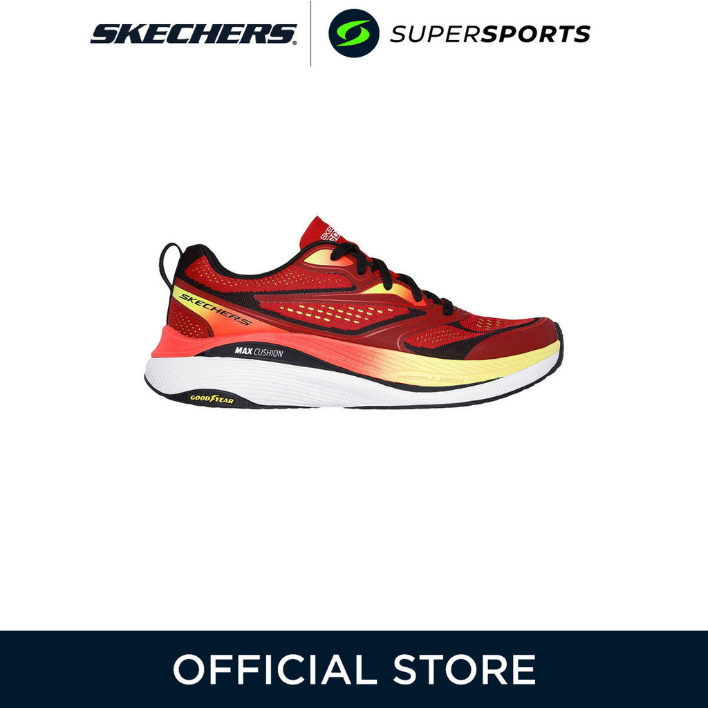 SKECHERS Max Cushioning Propulsion - Warpdrive รองเท้าวิ่งผู้ชาย