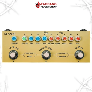 Mvave Baby AC มัลติเอฟเฟคกีต้าร์โปร่ง M-vave Baby-AC Multi Effects - เต่าแดง