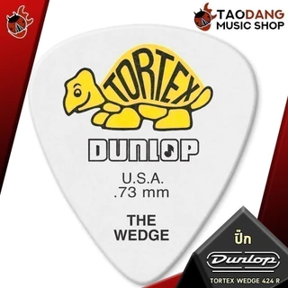 ซื้อ 12 ชิ้นลดเพิ่มอีก 3% ปิ๊กกีต้าร์ Jim Dunlop Tortex Wedge 424R - Pick guitar ปิ๊กเต่า ทุกขนาด จากทางร้าน ,การันตี -