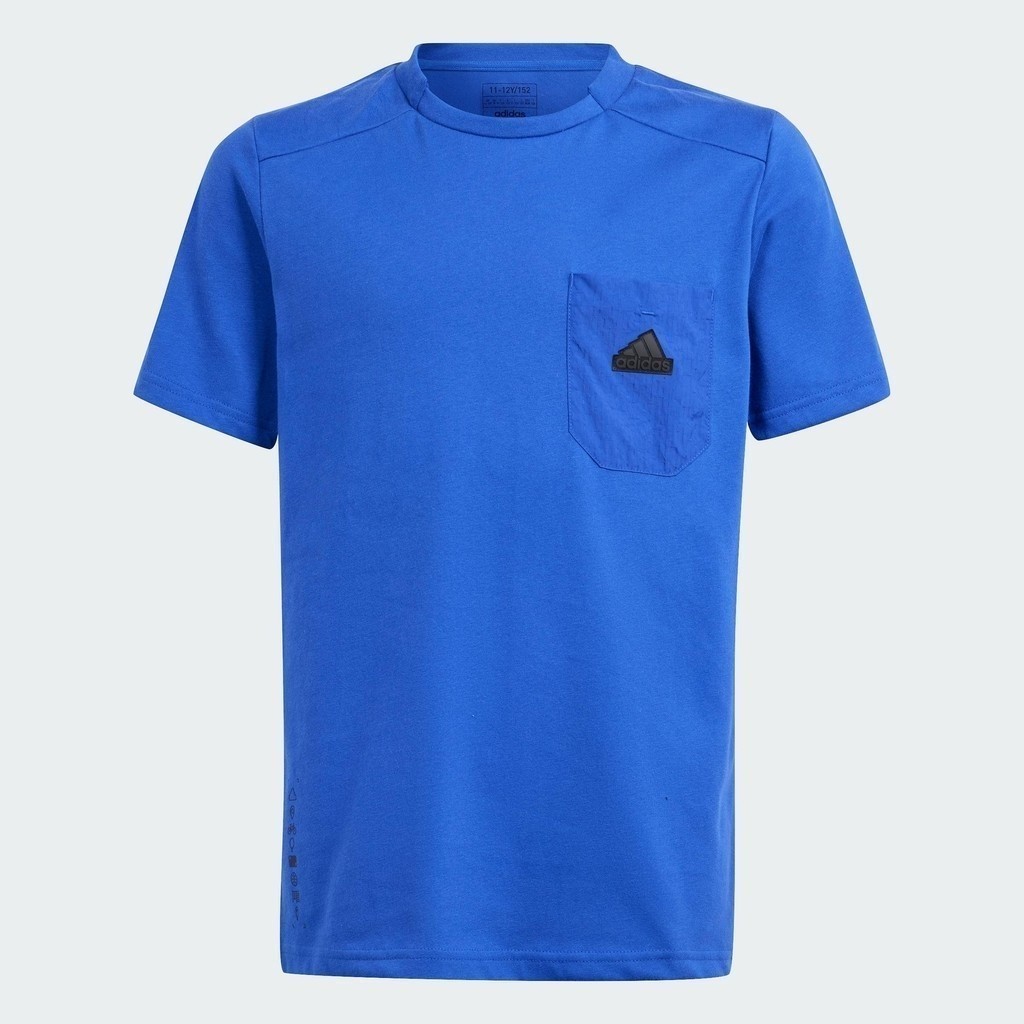 adidas ไลฟ์สไตล์ เสื้อยืด City Escape สำหรับเด็ก เด็ก สีน้ำเงิน IS3386