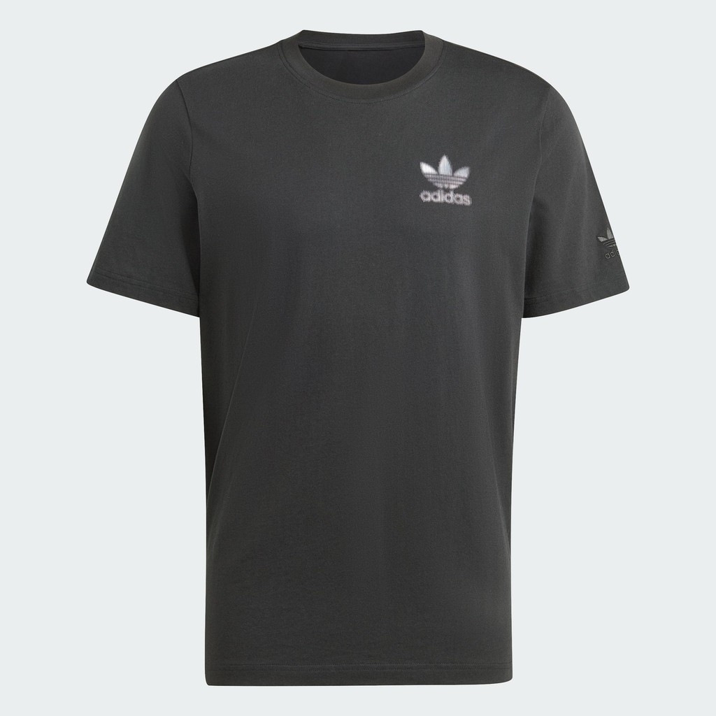 adidas Lifestyle Graphic Blur Trefoil Tee Men Black IL5151
