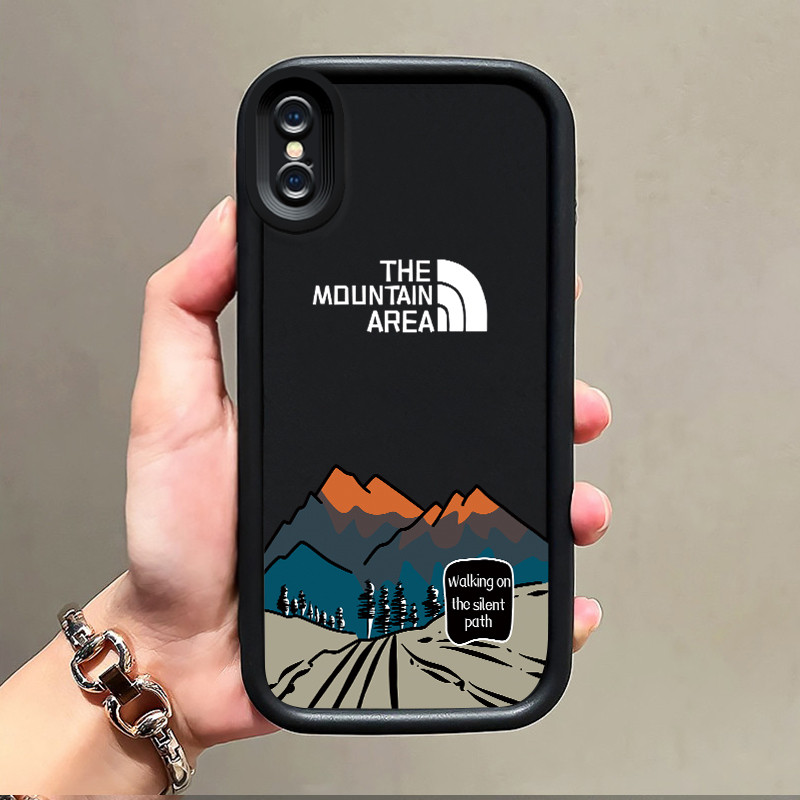 เคสสำหรับ iPhone X Xs Xr Xs Max เคสโทรศัพท์แบรนด์ทันสมัยพร้อมเปลือกแฟชั่นดูดซับแรงกระแทกซิลิโคนอ่อนนุ่ม