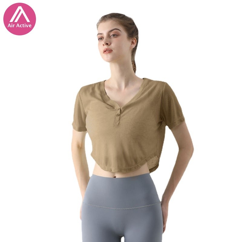 AirActive Leisure เสื้อโปโล ผ้ายืด สามารถปรับได้ เหมาะกับใส่ออกกําลังกาย วิ่ง