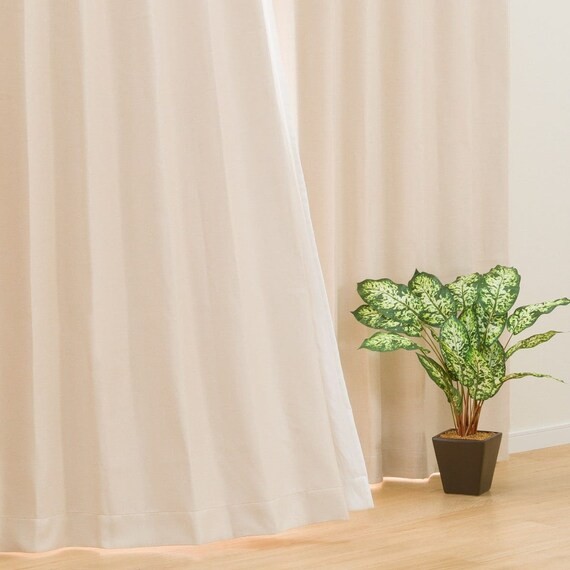 NITORI ผ้าม่าน RD016 BE 100x135x2