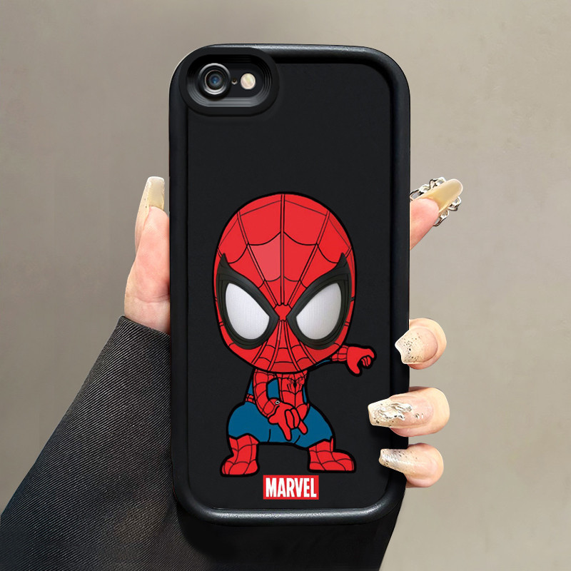 เคสสำหรับ iPhone 6 Plus 6s Plus 7 Plus 8 Plus SE 2020 เคสโทรศัพท์สไปเดอร์แมนการ์ตูนขายดี