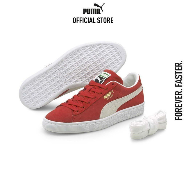 PUMA SPORT CLASSICS - รองเท้ากีฬา Suede Classic XXI Trainers สีแดง - 37491502