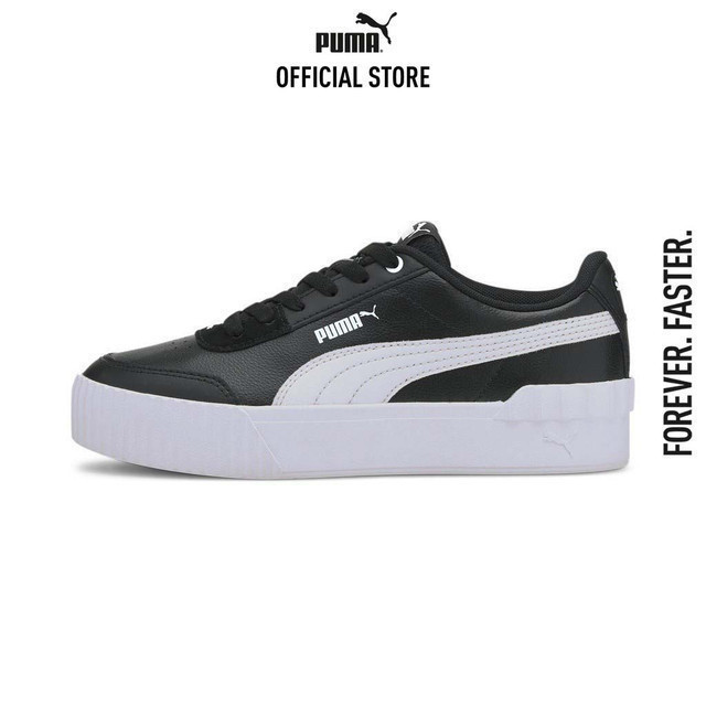 PUMA BASICS - รองเท้ากีฬาผู้หญิง Carina Lift สีดำ - 37303106