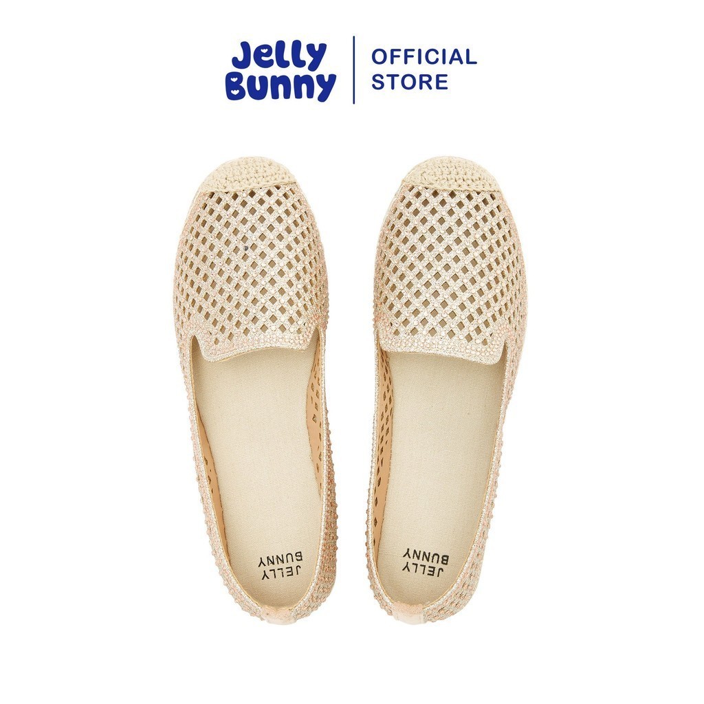 JELLY BUNNY รองเท้าเอสปาดริลล์ Steiner Espadrille Rose Gold รุ่น B24SLEI007