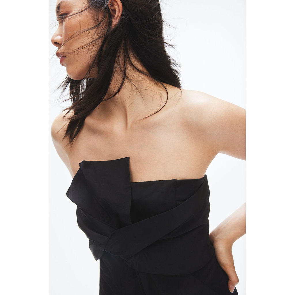 H&M Women Bow-front bandeau top 1268951_1