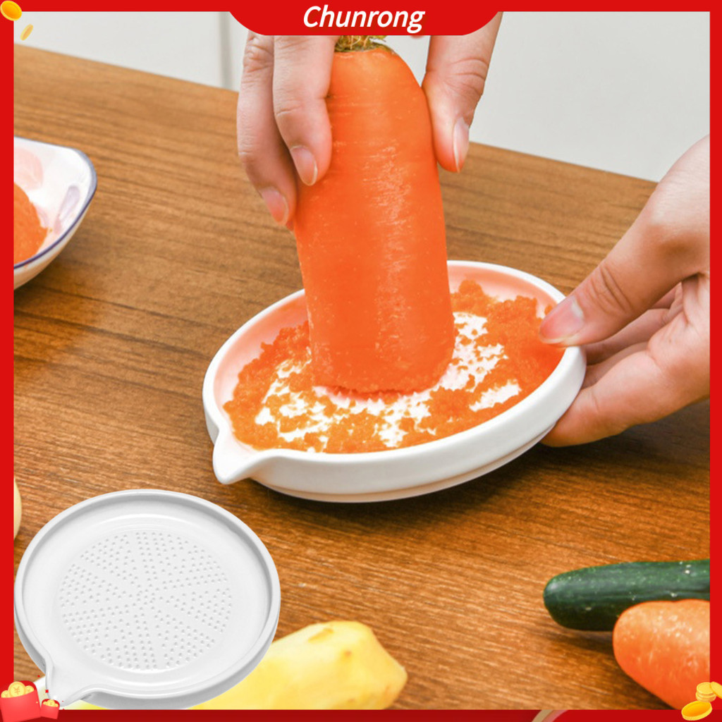 Chunrong เครื่องบดอาหารเซรามิก ขิง กระเทียม แครอท พร้อมแปรง อเนกประสงค์