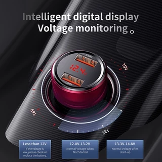 Baseus Magic Series PPS digital display (Type-c PD+QC) Intelligent dual quick charging and car charging of 45W