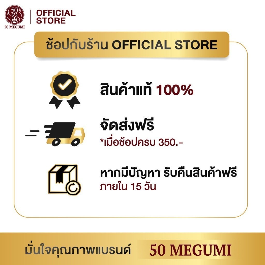 50 Megumi Anti-Hair Loss Shampoo 250ml (Moist) ฟิฟตี้ เมกุมิ แอนตี้-แฮร์ ลอส แชมพู 250มล. (สูตรชุ่มชื้น) 1 หน่วย - รูปที่ 3