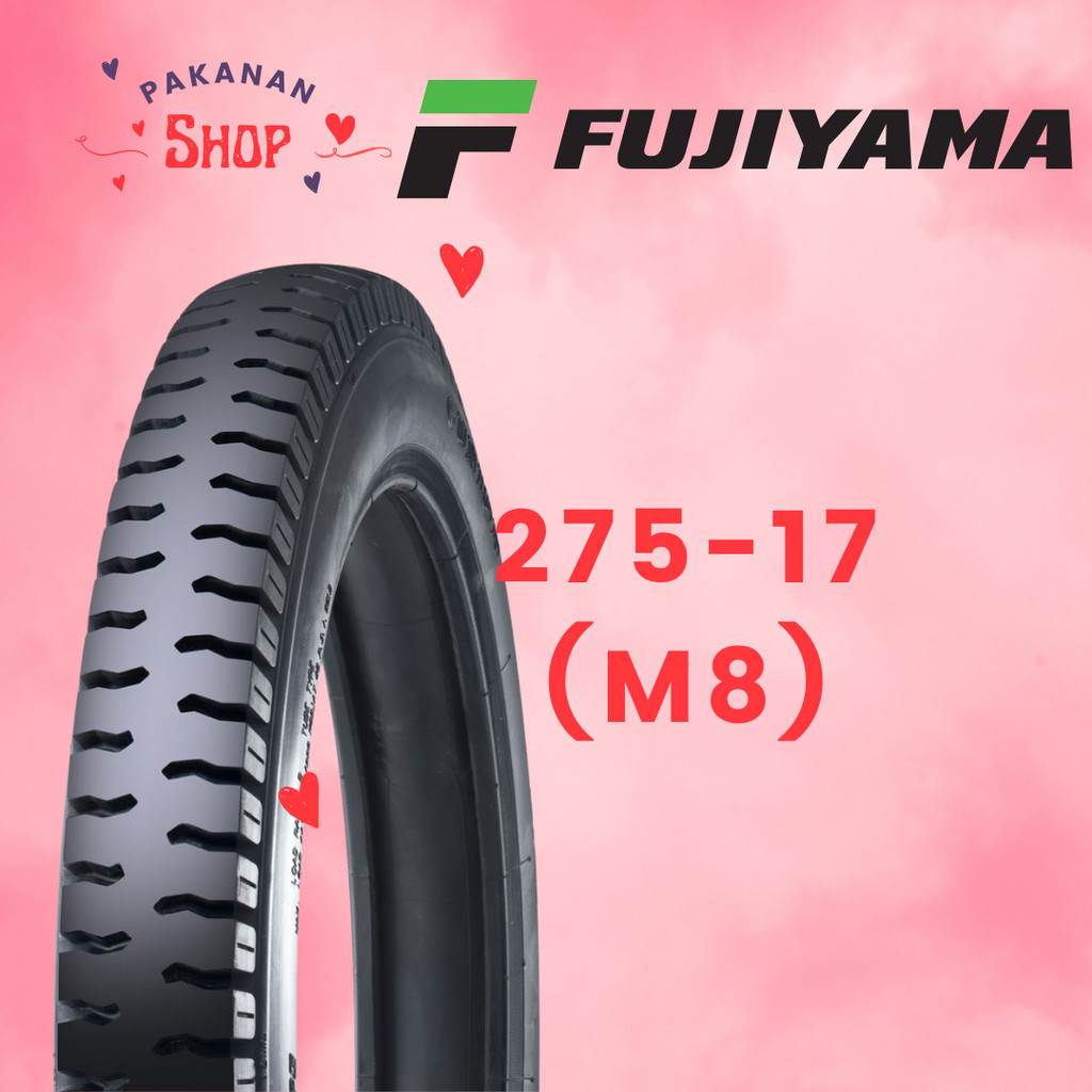 ยางนอก มอเตอร์ไซค์ 275-17  ลาย10ล้อ