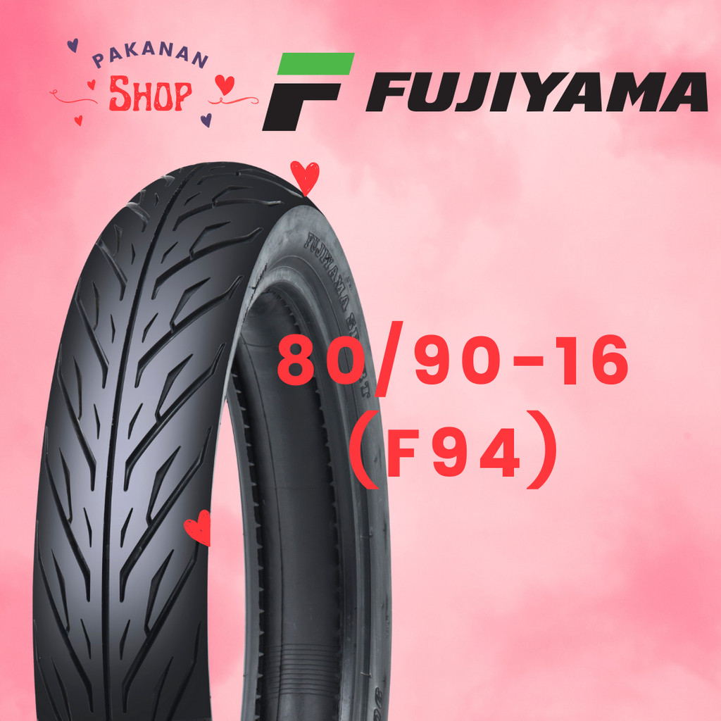 ยางนอก มอเตอร์ไซค์ 80/90-16 ลายไฟ