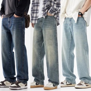 Straight leg 8 สี กางเกงยีนส์ทรงกระบอก กางเกงผู้ชาย กางเกงยี…