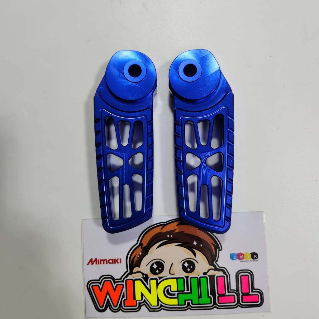 ZERN8.1 พักเท้าหลัง จีออโน่ GEORNO งานCNC สีน้ำเงิน