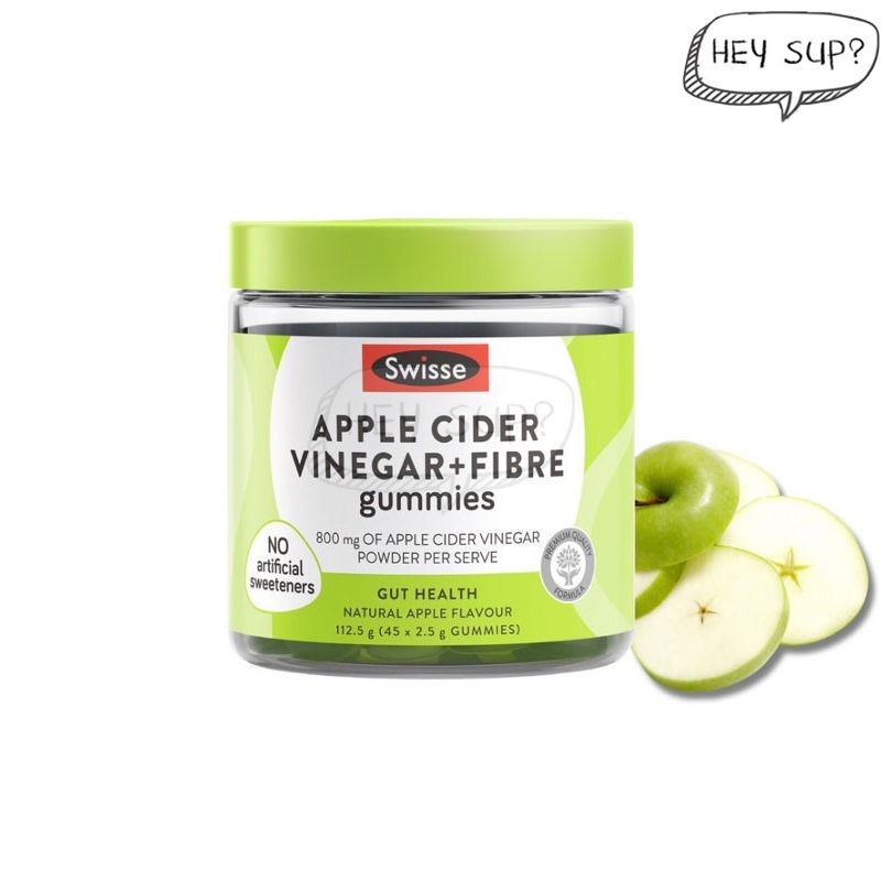 Swisse Apple Cider Vinegar + Fibre Gummies 45 Gummies