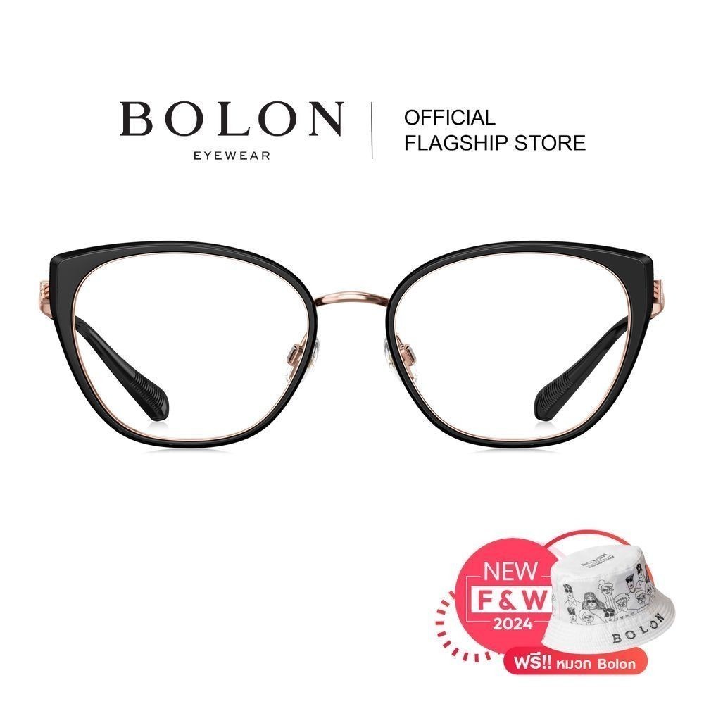 Bolon BA6023 กรอบแว่นแบรนด์เนม โบลอน แว่นสายตา แว่นกรองแสงออโต้ กรองแสงสีฟ้า สายตาสั้น ยาว แฟชั่น