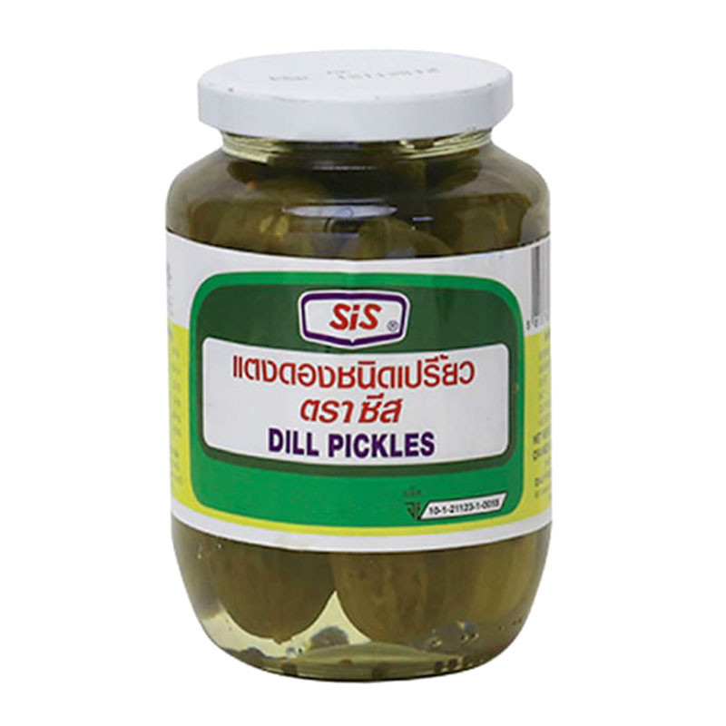 ซีสแตงกวาดองชนิดเปรี้ยว 480/500ก SIS DILL PICKLES 480/500GX1