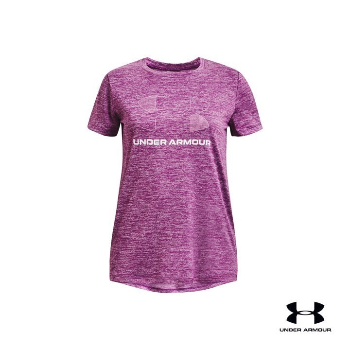 Under Armour Girls' UA Tech™ Twist Big Logo Short Sleeve