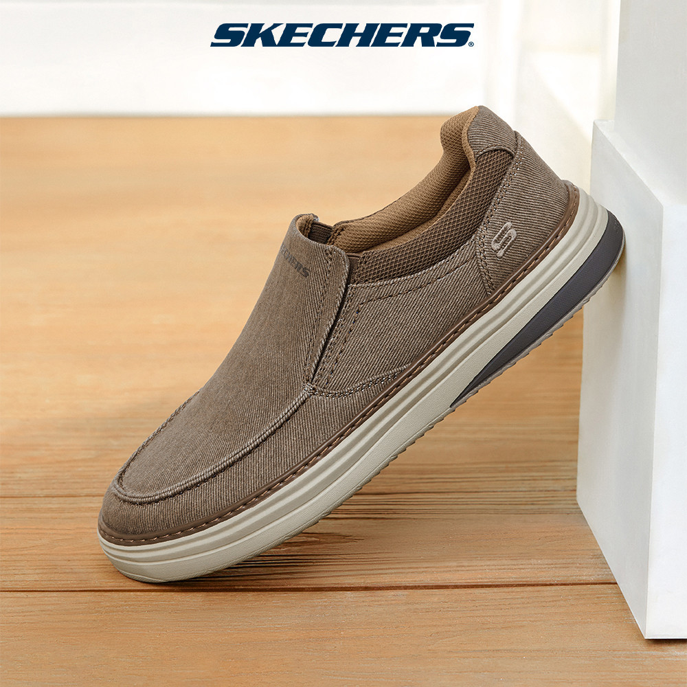 Skechers สเก็ตเชอร์ส รองเท้า ผู้ชาย USA Hyland Shoes - 205134-CHOC