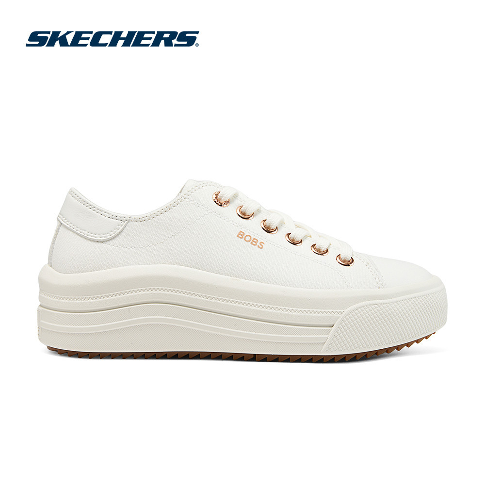Skechers สเก็ตเชอร์ส รองเท้า ผู้หญิง BOBS Winnie Shoes - 114502-WHT
