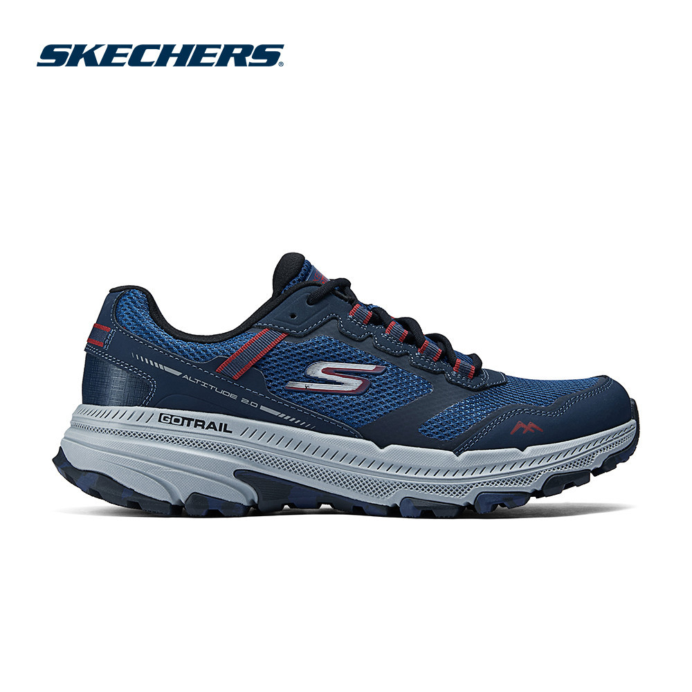 Skechers สเก็ตเชอร์ส รองเท้า ผู้ชาย GOrun Trail Altitude 2.0 Shoes - 220754-NVRD