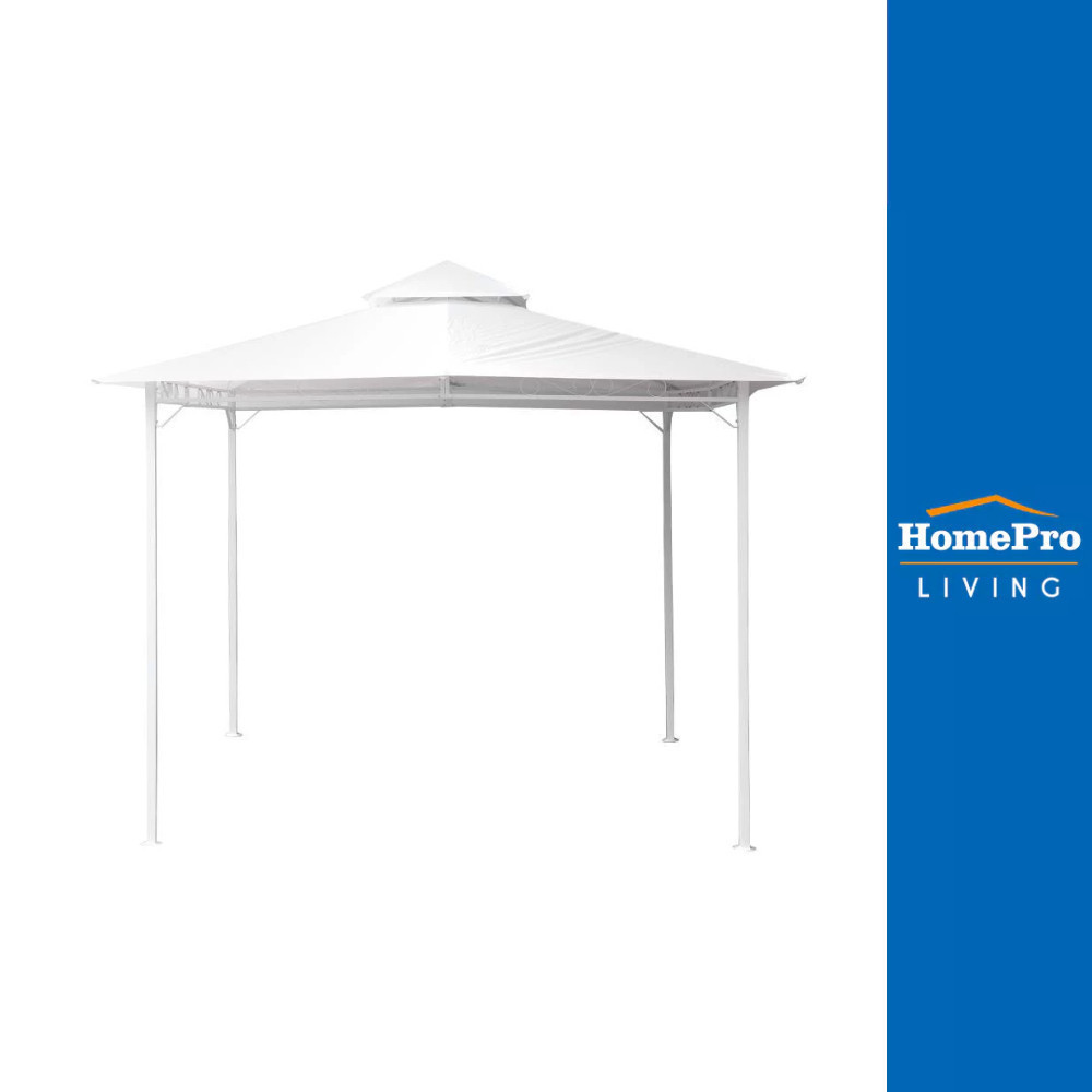 [จัดส่งพร้อมประกอบ] HomePro เต็นท์สนาม SPRING HAVANA GAZEBO 3x3 ม. สีขาว แบรนด์ SPRING