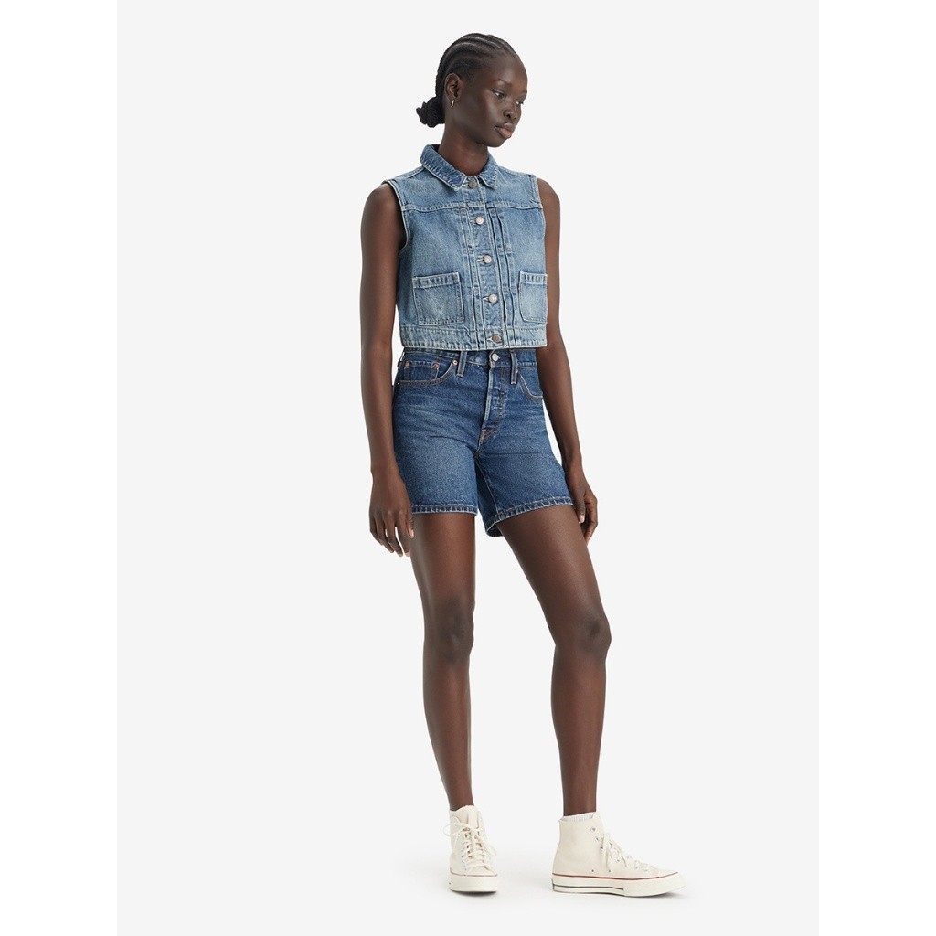 กางเกงขาสั้น Levi's® Women's 501® Mid-Thigh Shorts