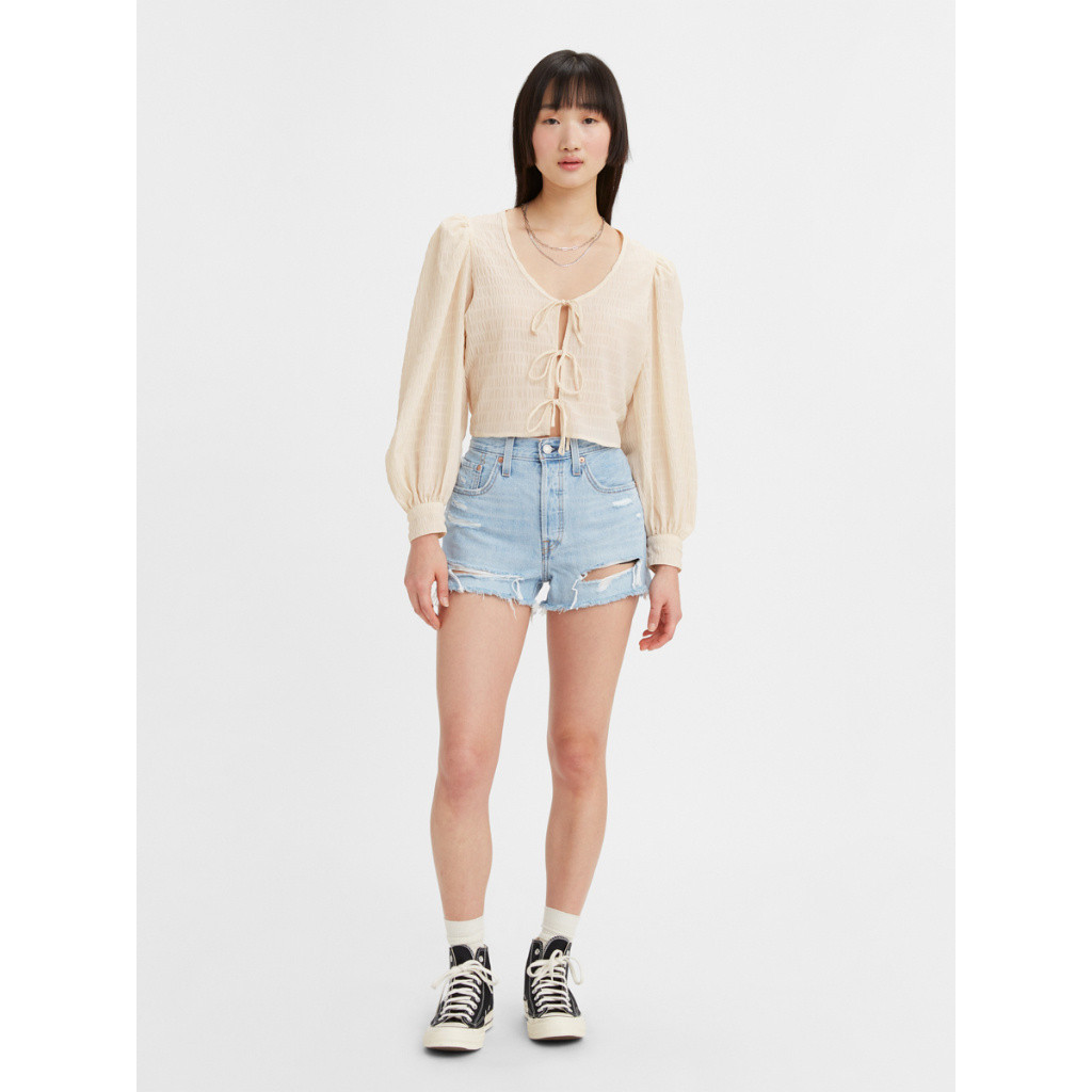 กางเกงยีนส์ขาสั้น Levi's® Women's 501® Original High-Rise Jean Shorts