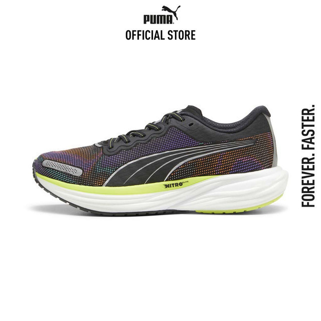 PUMA RUNNING - รองเท้าวิ่งผู้ชาย Deviate NITRO™ 2 สีดำ 38007601
