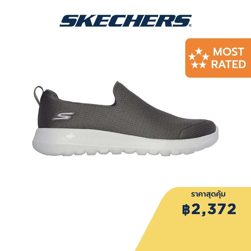 Skechers สเก็ตเชอร์ส รองเท้าผู้ชาย Men GOwalk Max Walking Shoes - 216236-CHAR Air Cooled Goga Mat