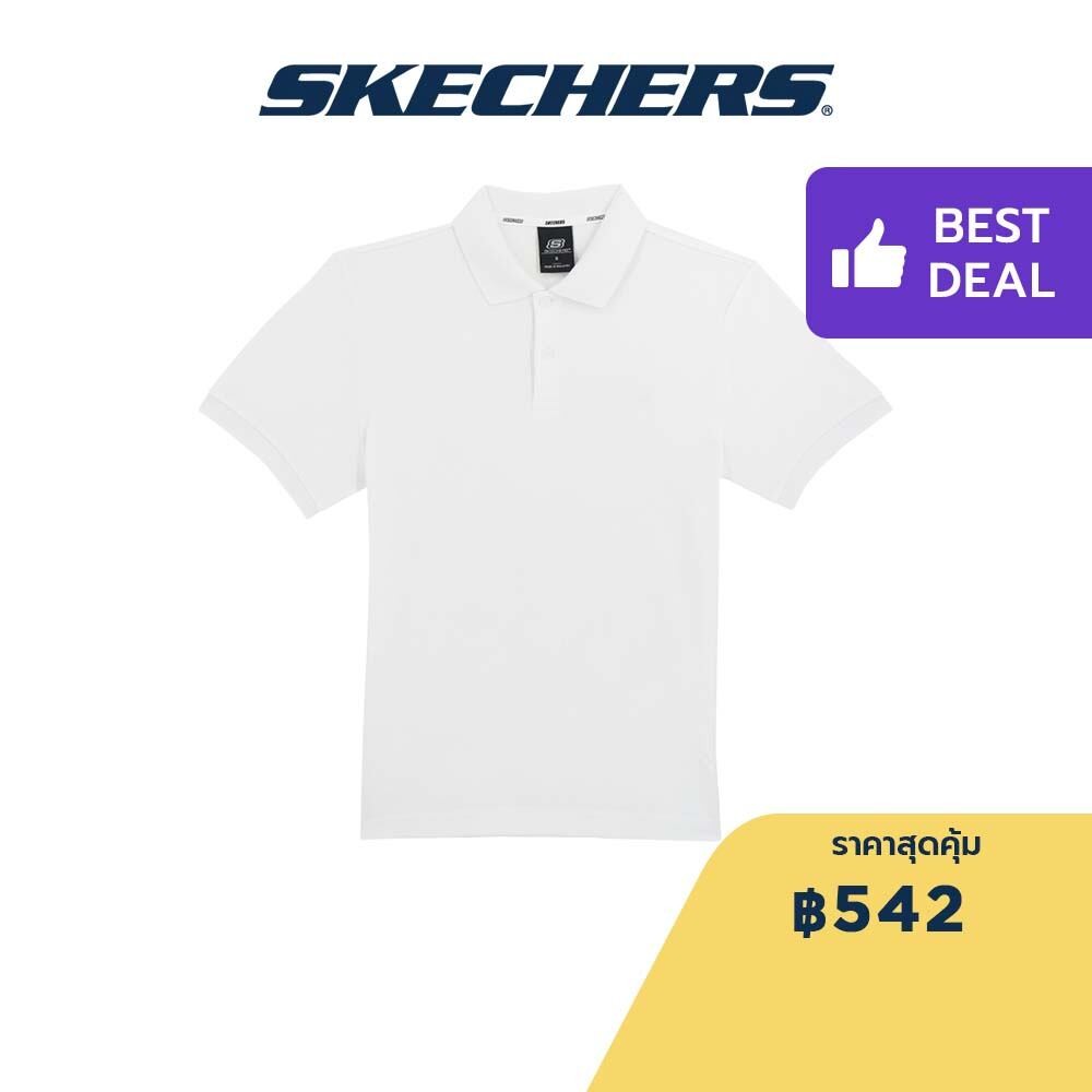Skechers สเก็ตเชอร์ส เสื้อโปโลผู้ชาย Men Polo Apparel - SL124M037-00GK