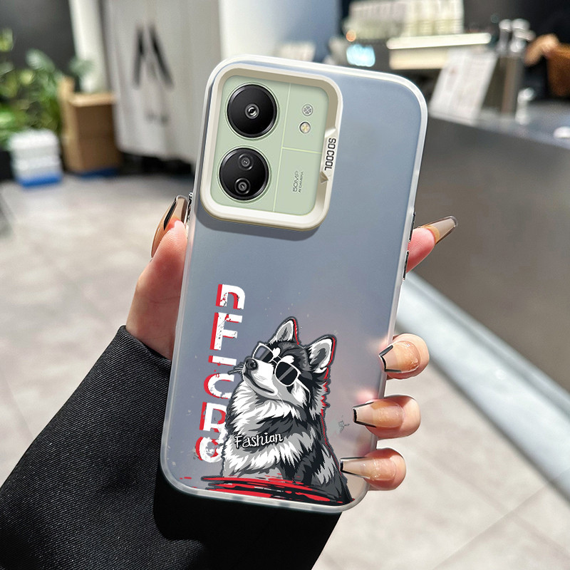 เคสสำหรับ Xiaomi Redmi 13C 4G 13C 5G POCO C65 4G POCO M65 4G เคสโทรศัพท์สุนัขทันสมัย