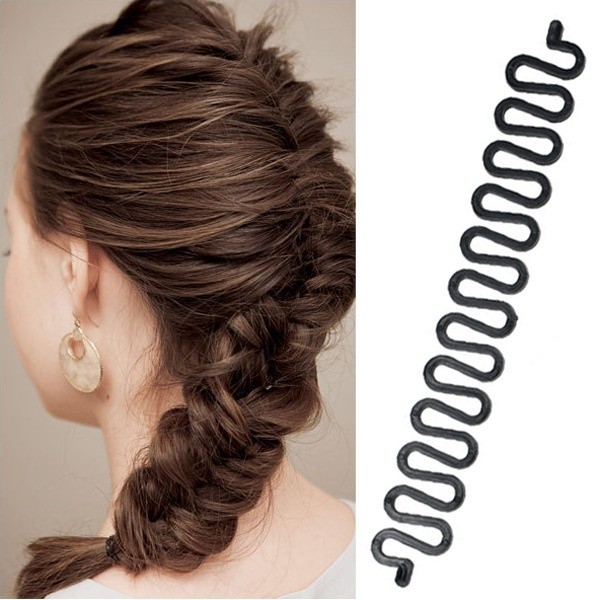 candypop Fish Bone Braid Braider เด็กผม Winding เครื่องมือเครื่องมือจัดแต่งทรงผม