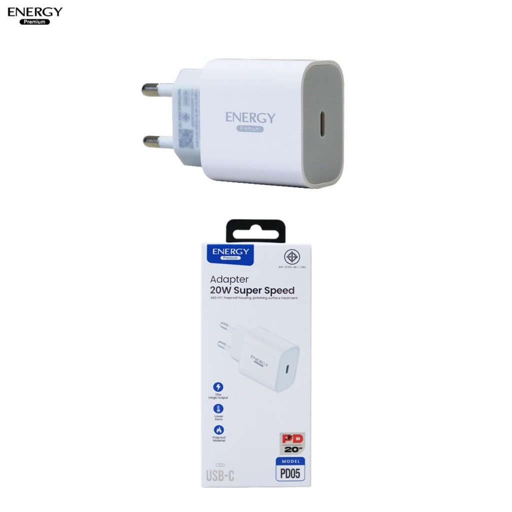 [A05] PD05 : อแดปเตอร์ Quick Charge PD05 20W 1 พอร์ต (New) 20W super speed