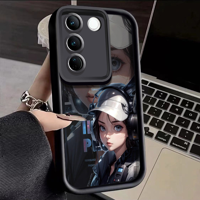 เคสสำหรับ VIVO V27 5G VIVO V27 Pro 5G S16 Pro 5G เคสกันแดดป้องกันปลอกซิลิโคนนิ่มเคสโทรศัพท์สำหรับหญิ