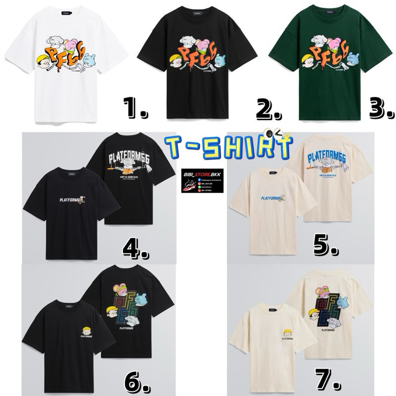 [พร้อมส่ง แท้💯] เสื้อยืด PLATFORM66 x 2Choey TEE.