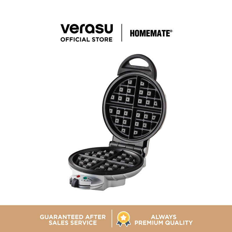 HOMEMATE เครื่องทำวาฟเฟิล กลมหนา รุ่น HOM-TSK2105B