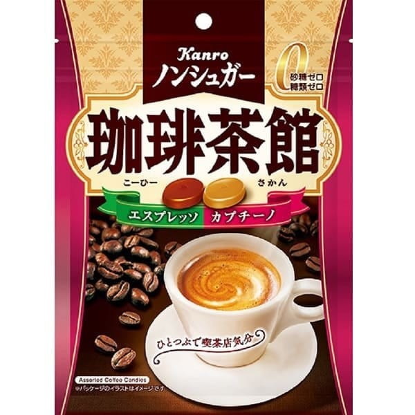 KANRO Non-Sugar Coffee Tea House 72gFeatureNon-sugar, 0 sugar, 0 sugar, smooth mouthfeel candy with 