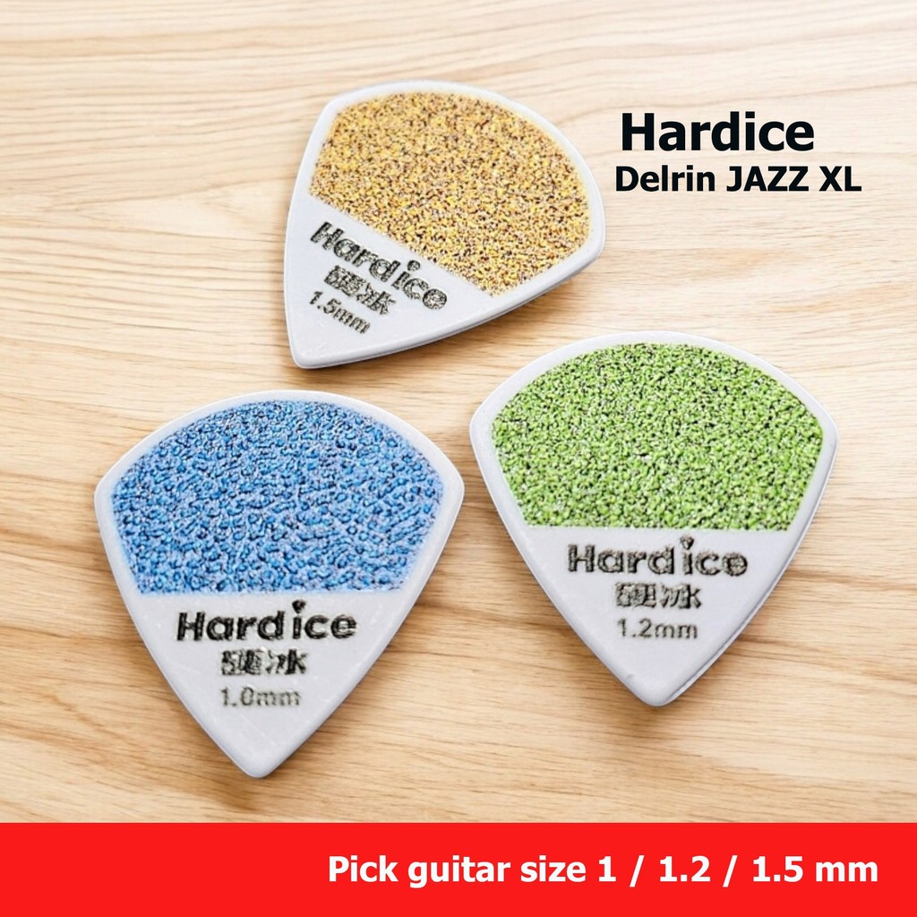 hardice delrinjazzxl guitarpick ปิ๊กกีตาร์ไฟฟ้าปิีกดีดกีคาร์ปิ๊กทรงjazz