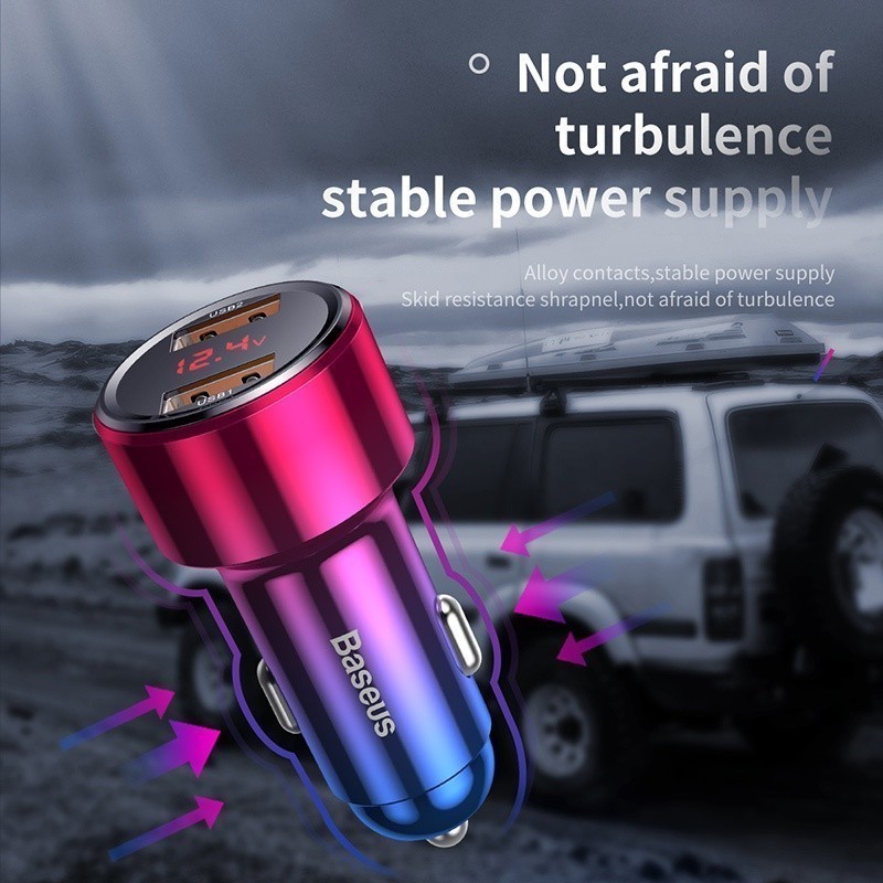 Baseus อะแดปเตอร์ชาร์จในรถ 45W รุ่น Magic Series Car Charger - รูปที่ 6