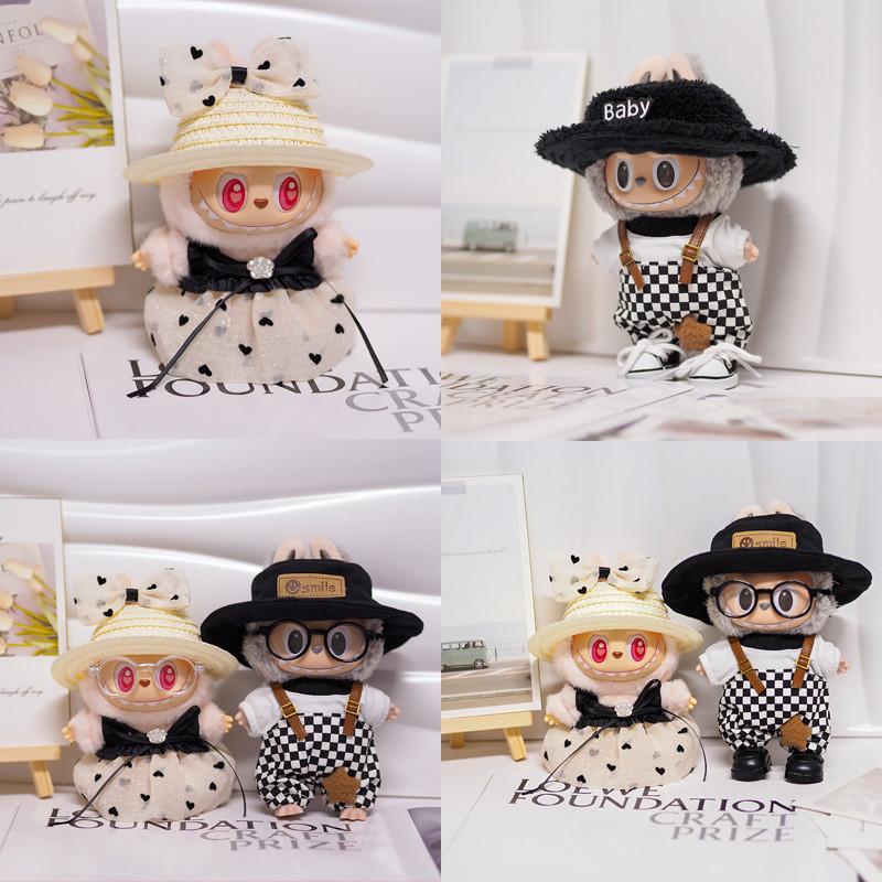 ชุด Labubu Macaron V1, ชุด Labubu นั่ง Party V2, อุปกรณ์เสริมตุ๊กตา Labubu