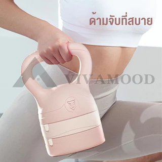 VM.ส่งจากไทย เคตเทิลเบลล์แบบนุ่ม 2.5-6KGปรับน้ำหนักได้ ดัมเบลหูหิ้ว ดัมเบลยกน้ำหนัก ลูกตุ้มยกน้ เขียว ชมพู