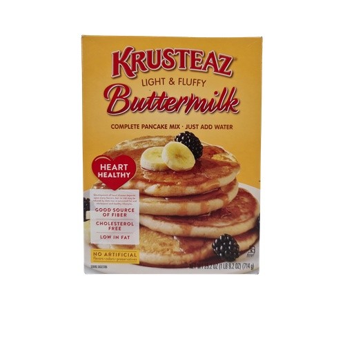 Krusteaz Buttermilk Pancake Mix 714G แป้งเเพนเค้ก แป้ง แป้งทำขนม ไม่มีกลูเตน