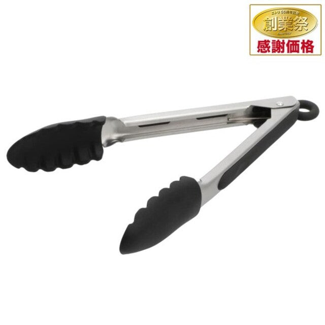 NITORI ที่คีบ SILICONE STAINLESS TONG M KT03