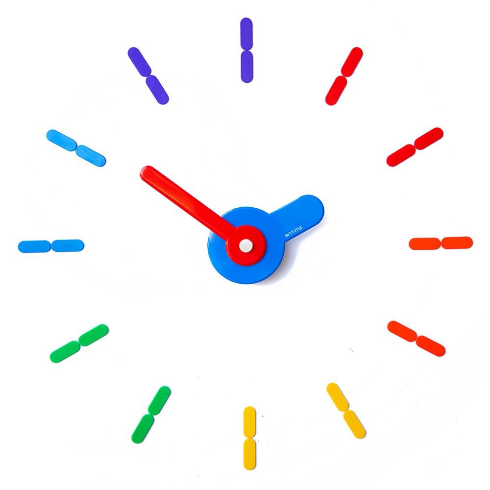 ON TIME นาฬิกาติดผนัง ON TIME V1 DIY 22 นิ้ว หลากสี ของตกแต่งบ้าน นาฬิกา WALL CLOCK ON TIME V1 DIY 2